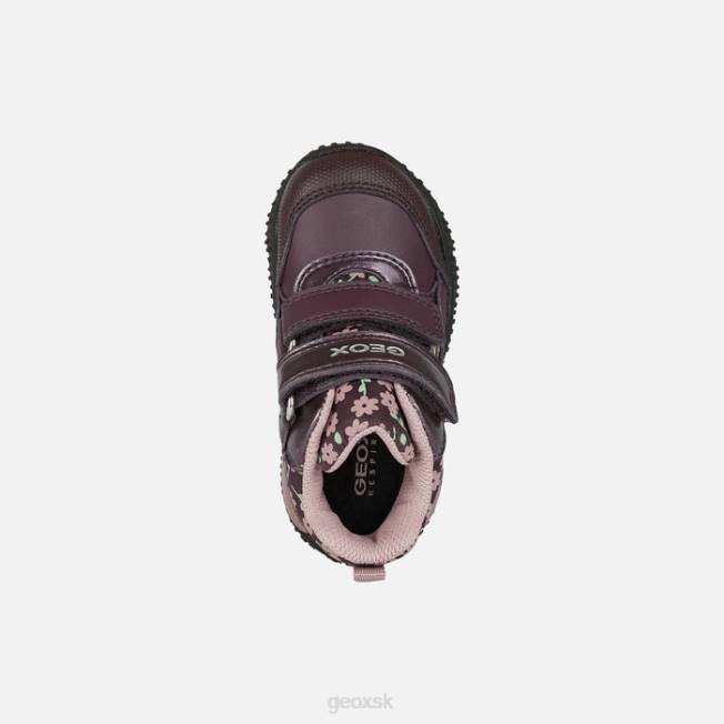 8ZHJ1482 slivka/tmavo ružová Geox baltic abx batoľa