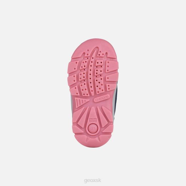 8ZHJ1494 námornícka/fuchsiová Geox flanfil abx batoľa