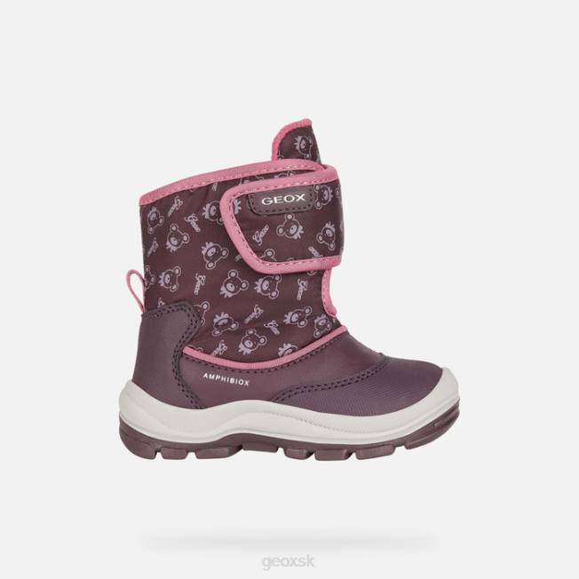 8ZHJ1512 slivka/tmavá fuchsia Geox flanfil abx batoľa