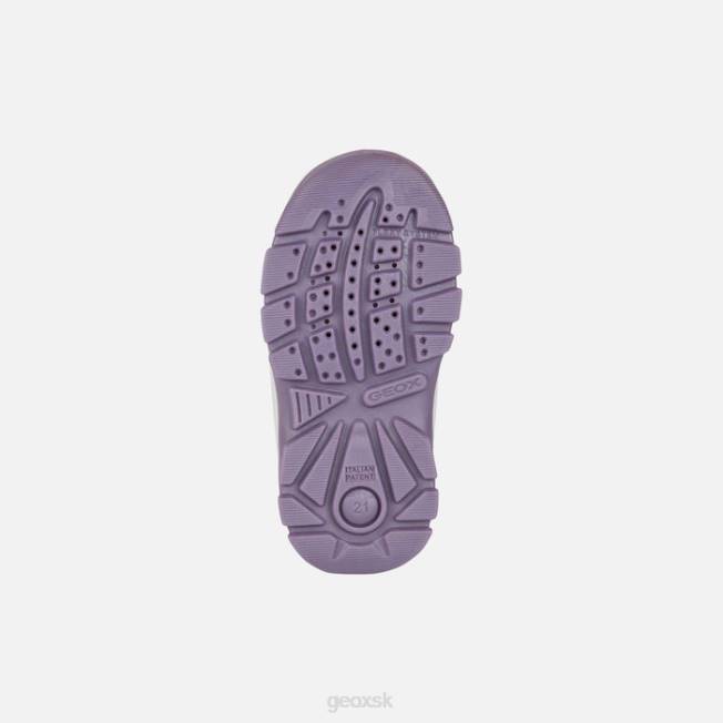 8ZHJ1563 čierna/fialová Geox flanfil abx batoľa