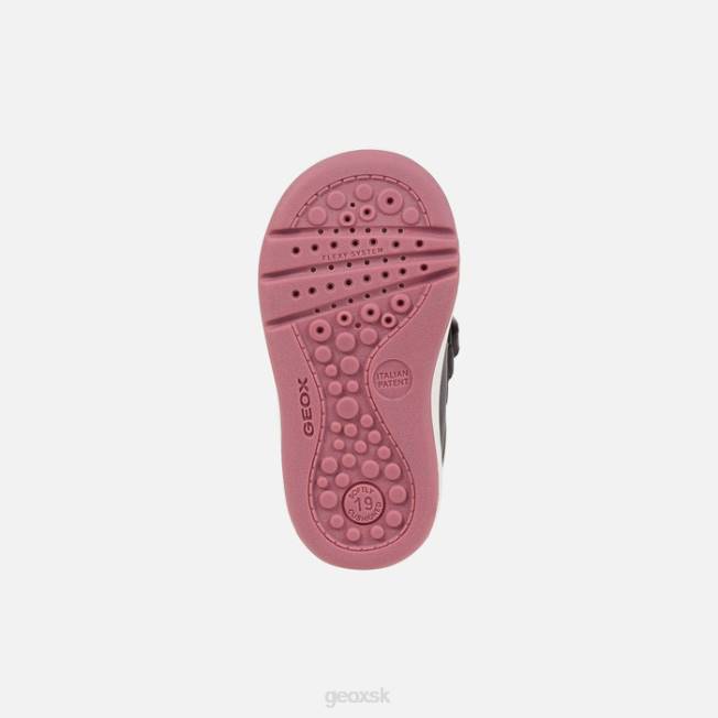 8ZHJ1504 čierna/dk ružová Geox biglia baby