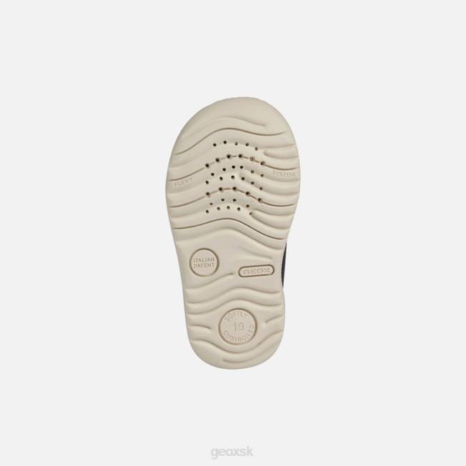 8ZHJ1546 tmavošedý Geox macchia dievčatko