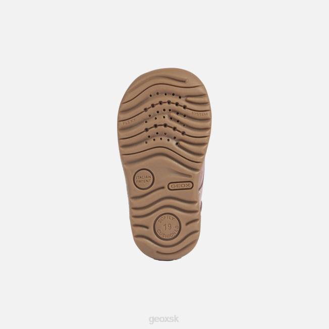 8ZHJ1580 tmavo ružová Geox macchia baby