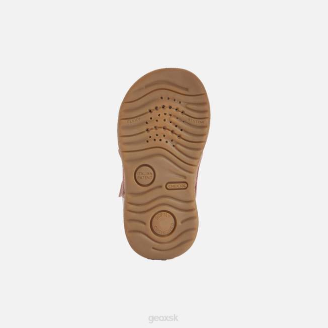 8ZHJ1617 svetlá ruža Geox sandále macchia baby