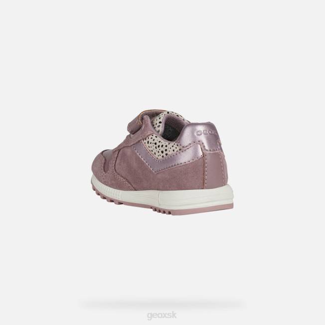 8ZHJ1636 ružový dym Geox batoľa alben