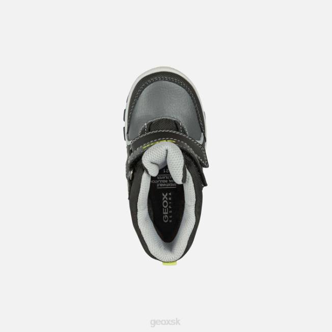 8ZHJ1439 čierna/sivá Geox flanfil abx batoľa