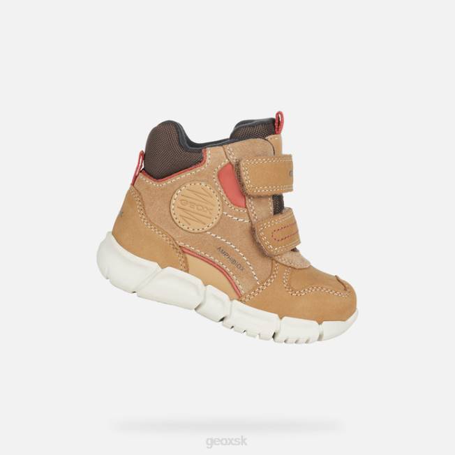 8ZHJ2027 whisky/hnedá Geox flexyper abx baby