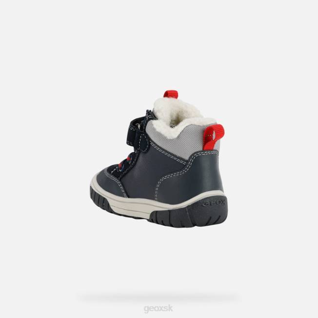 8ZHJ2032 námornícka/červená Geox omar dieťa