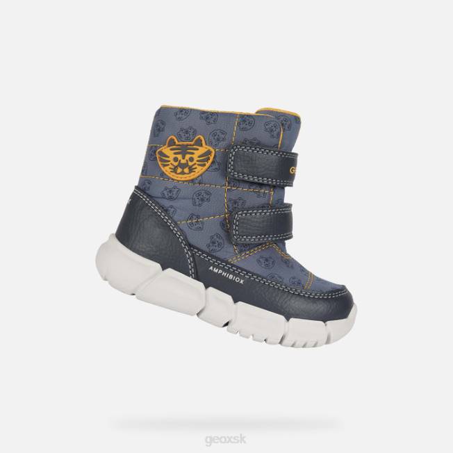 8ZHJ890 avio/okrovožltá Geox flexyper abx baby