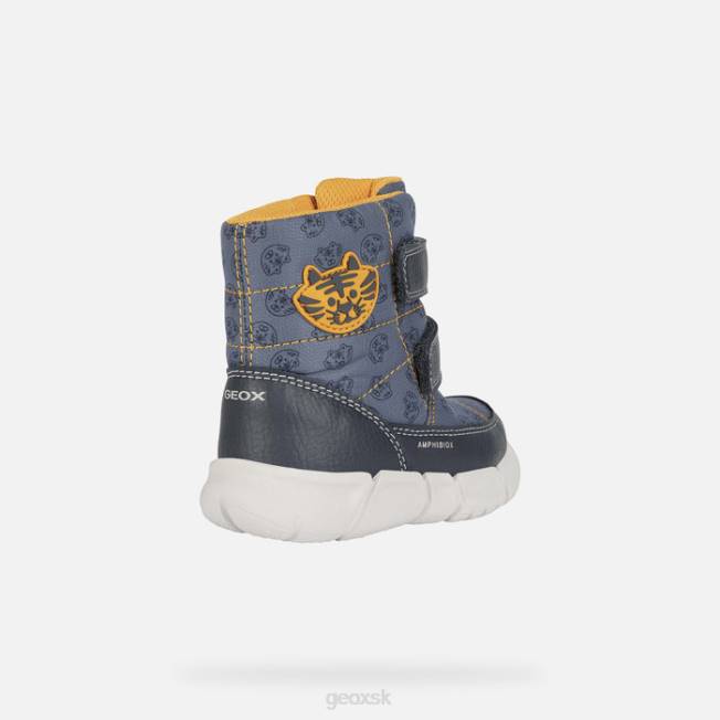 8ZHJ890 avio/okrovožltá Geox flexyper abx baby