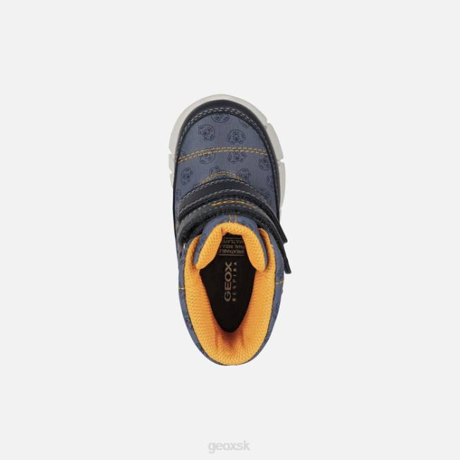 8ZHJ890 avio/okrovožltá Geox flexyper abx baby