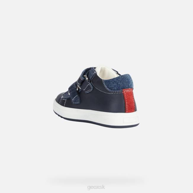 8ZHJ1427 námornícka/biela Geox biglia baby