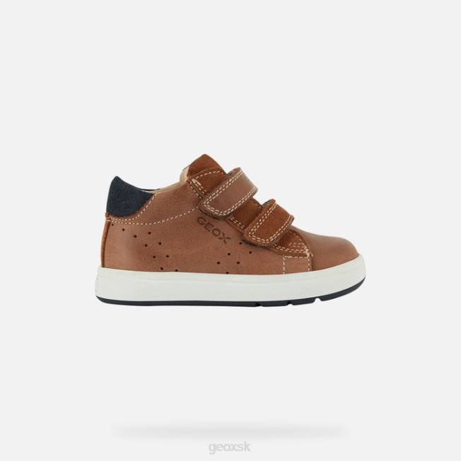 8ZHJ1449 brandy/navy Geox biglia baby