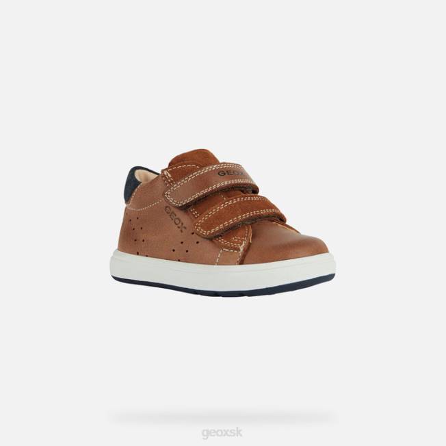 8ZHJ1449 brandy/navy Geox biglia baby