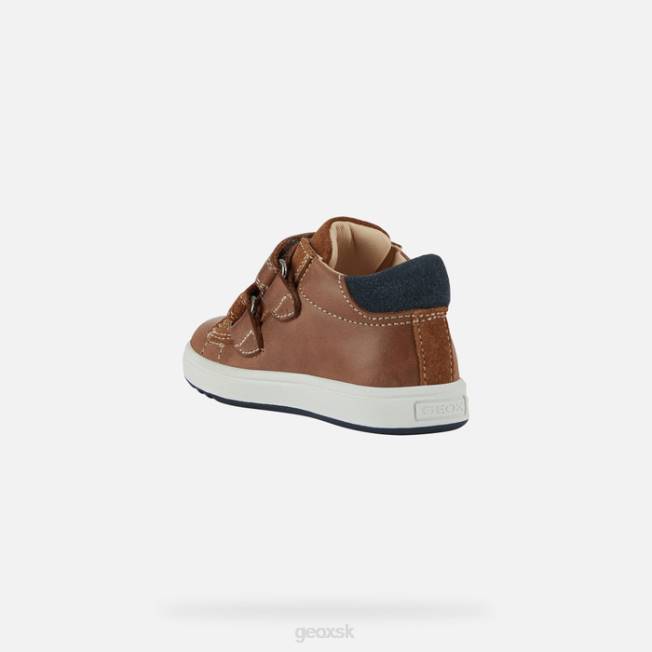 8ZHJ1449 brandy/navy Geox biglia baby