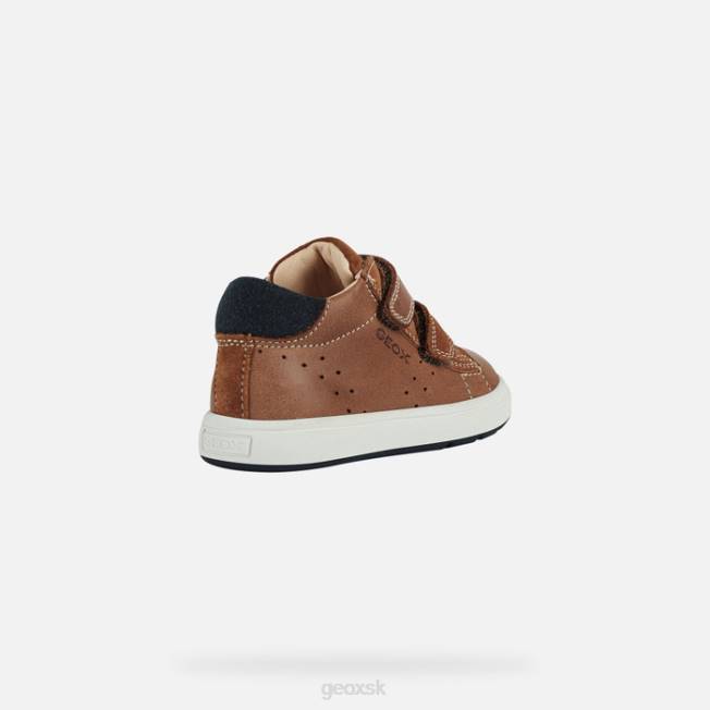 8ZHJ1449 brandy/navy Geox biglia baby