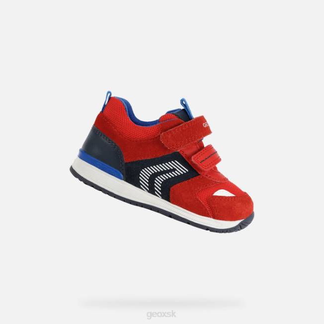 8ZHJ1604 červená/námorná Geox rishon chlapček