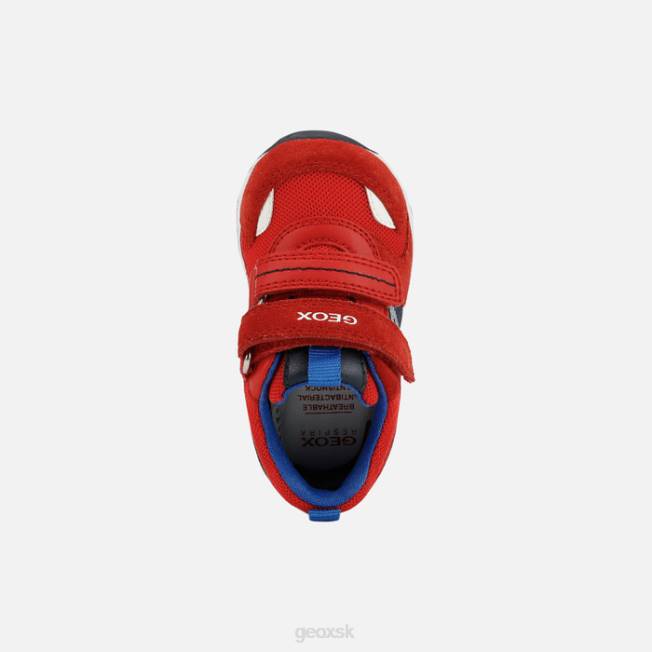8ZHJ1604 červená/námorná Geox rishon chlapček