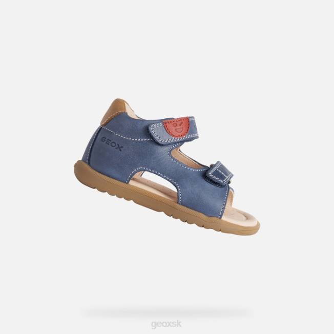 8ZHJ1649 námorníctvo Geox sandále macchia baby