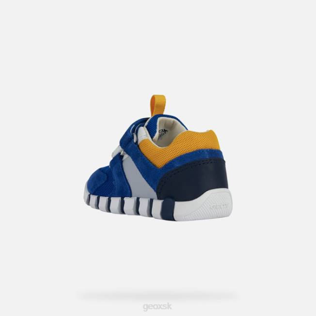 8ZHJ2020 kráľovská/žltá Geox iupidoo chlapček