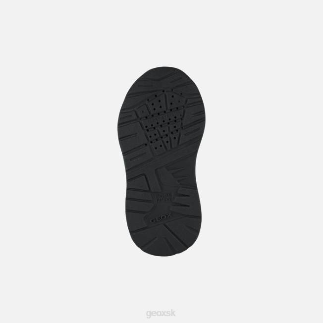 8ZHJ1493 čierna/limetkovo zelená Geox pyrip batoľa