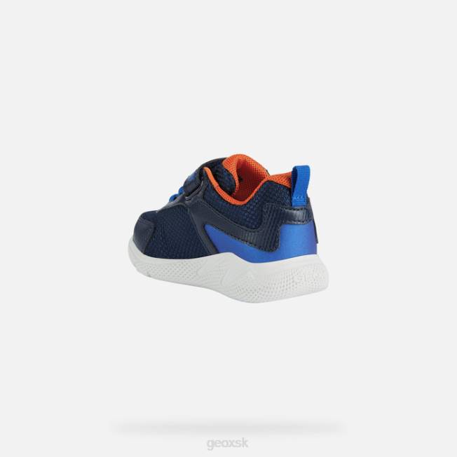 8ZHJ1520 námornícky/kráľovský Geox šprintérske batoľa