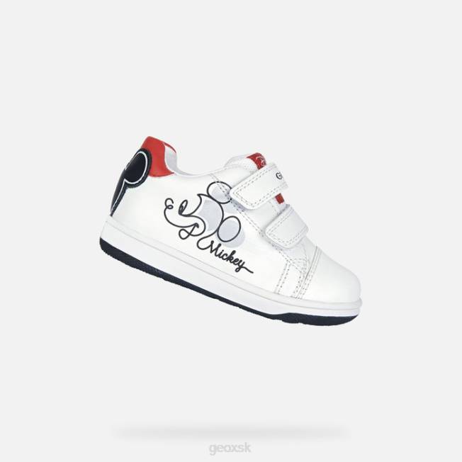 8ZHJ1553 biely čierny Geox nový film dieťa