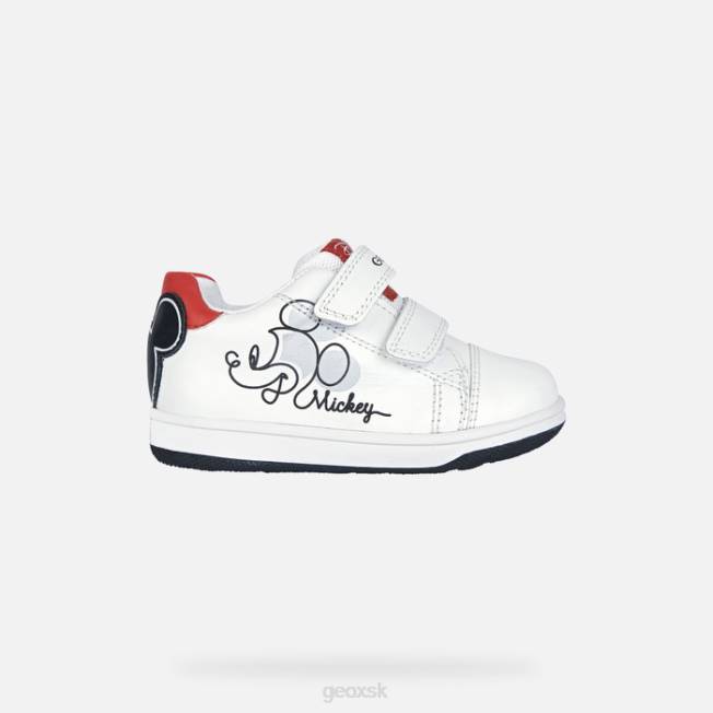 8ZHJ1553 biely čierny Geox nový film dieťa