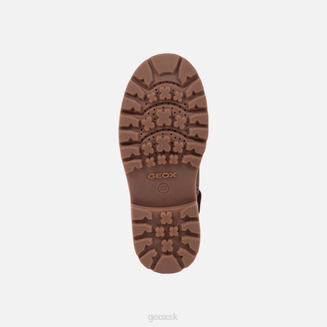 8ZHJ1063 káva/tmavá béžová Geox shaylax junior