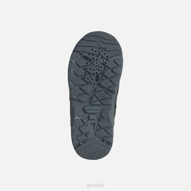 8ZHJ1341 čierna/obloha Geox sentiero abx chlapec