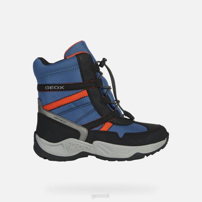 8ZHJ1357 avio/oranžová Geox sentiero abx chlapec