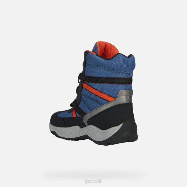 8ZHJ1357 avio/oranžová Geox sentiero abx chlapec