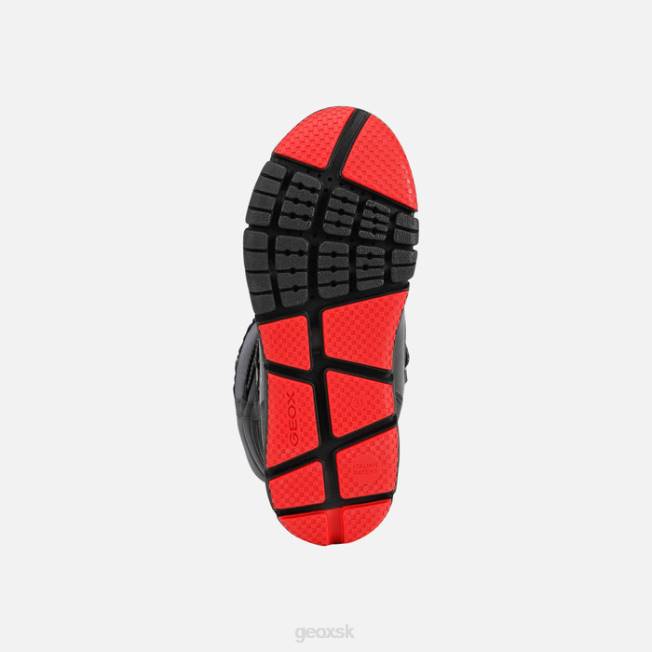 8ZHJ1363 čierna Geox flexyper abx chlapec