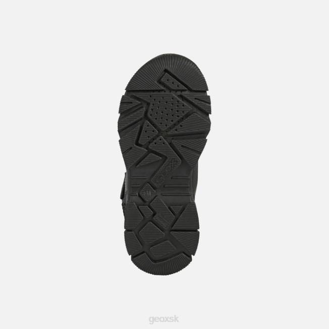 8ZHJ1420 čierna/tmavo žltá Geox nevegal abx chlapec