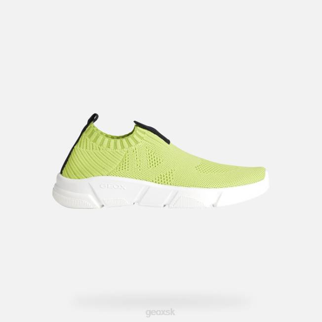 8ZHJ1870 limetková/čierna Geox aril junior