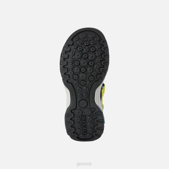 8ZHJ1316 čierna/obloha Geox borealis chlapec