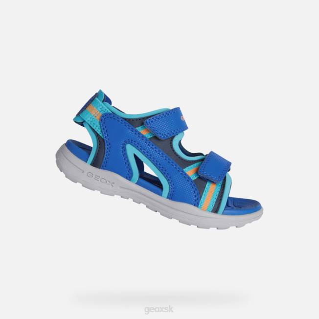 8ZHJ1376 kráľovský/neba Geox vaniett chlapec