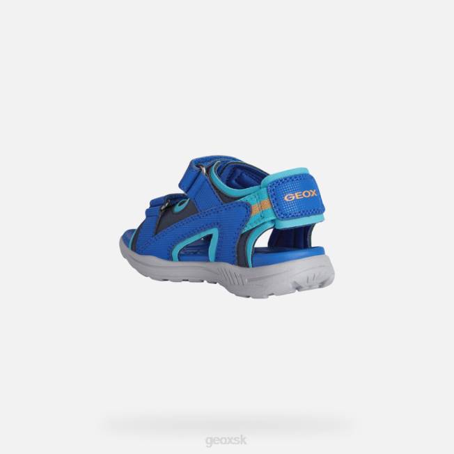 8ZHJ1376 kráľovský/neba Geox vaniett chlapec