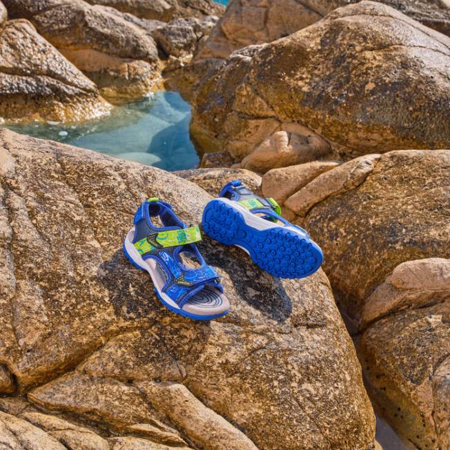 8ZHJ1957 námornícka/limetková Geox borealis chlapec