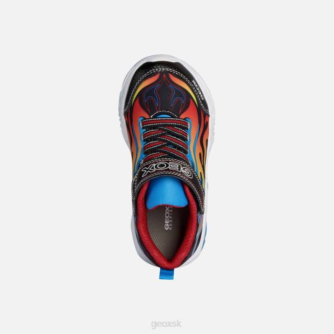 8ZHJ1262 čierna/obloha Geox asistenčný chlapec