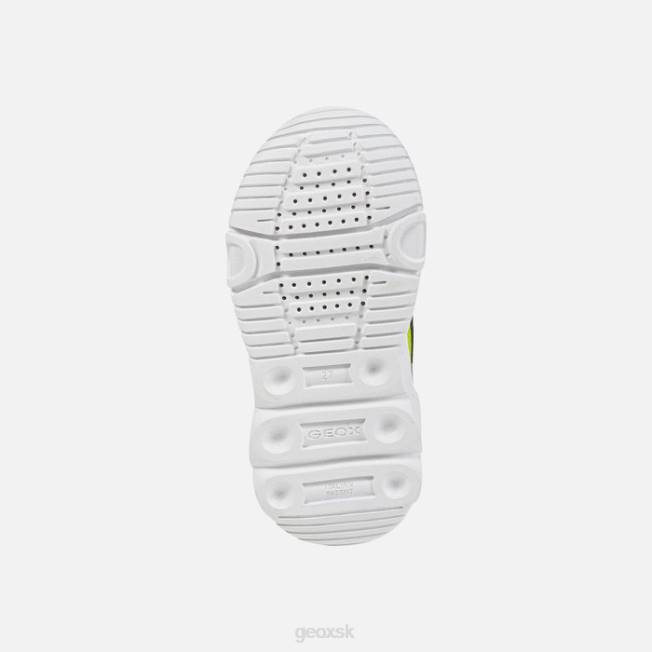 8ZHJ1382 limetková/čierna Geox učňovský chlapec