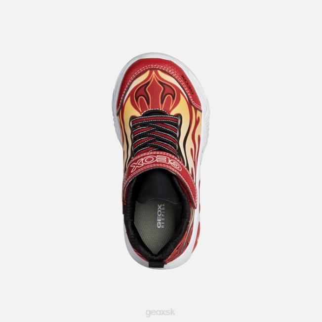 8ZHJ1943 červená čierna Geox asistenčný chlapec