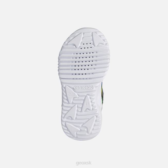 8ZHJ1944 kráľovská/zelená Geox asistenčný chlapec