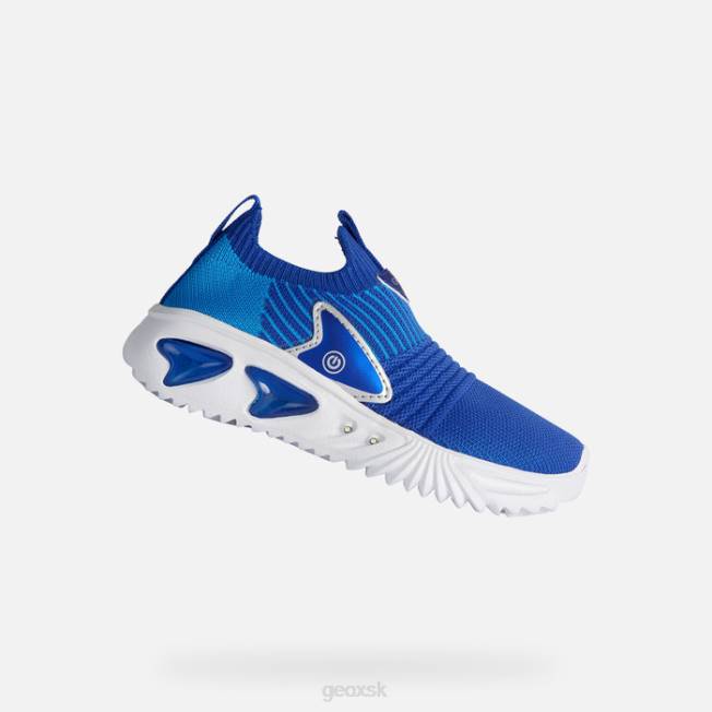 8ZHJ1983 kráľovská/svetlo modrá Geox asistenčný chlapec