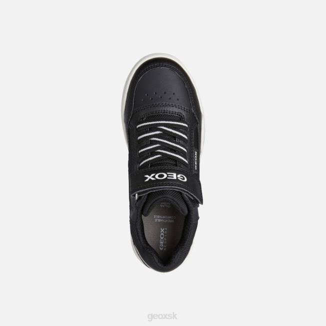 8ZHJ1264 čierna biela Geox perthský chlapec