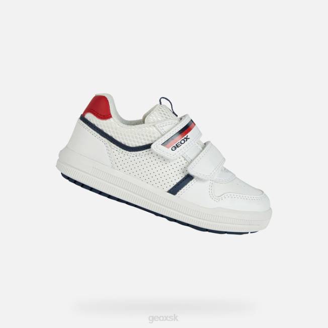 8ZHJ1276 biela/námornícka Geox arzach chlapec