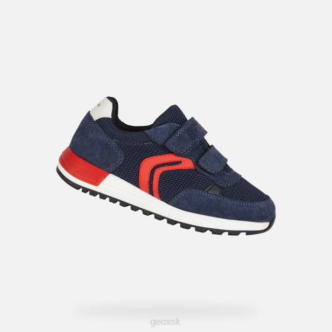 8ZHJ1291 námornícka/červená Geox alben chlapec