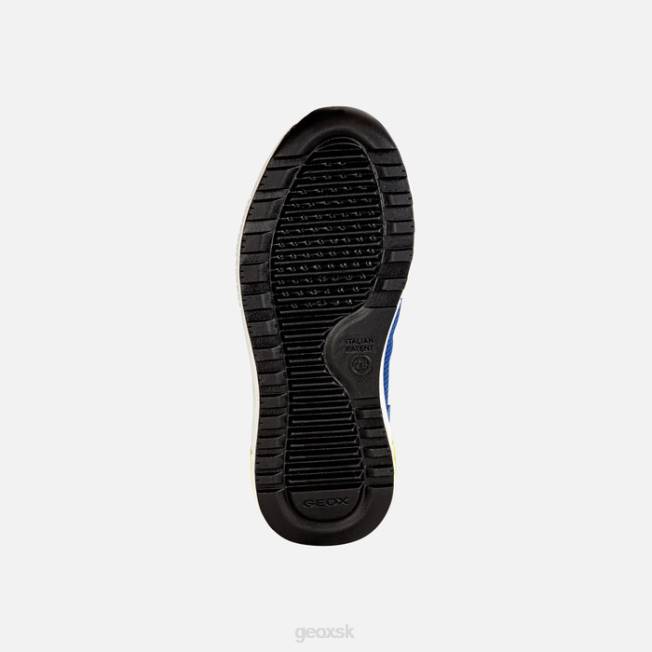 8ZHJ1292 kráľovská/limetka Geox alben chlapec