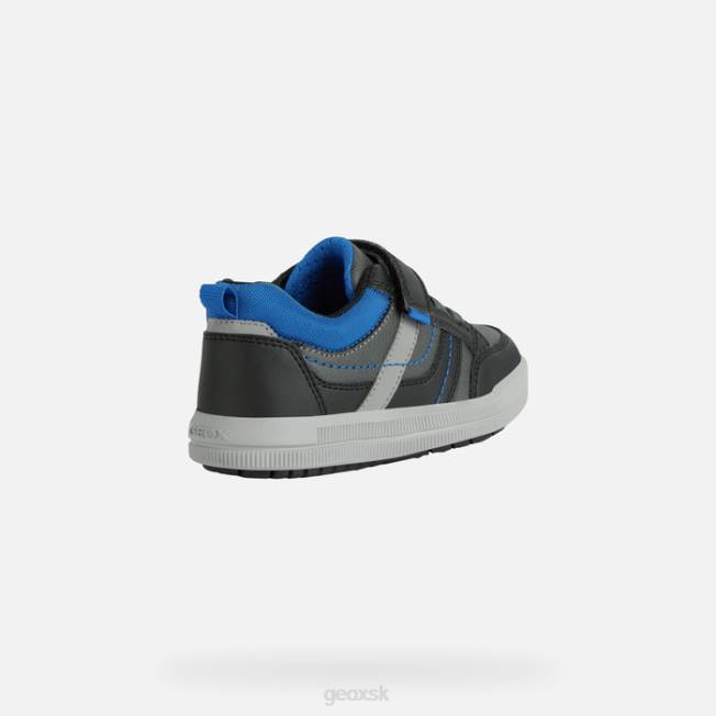 8ZHJ1307 šedá/kráľovská Geox arzach chlapec