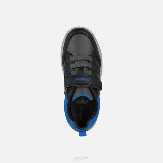 8ZHJ1307 šedá/kráľovská Geox arzach chlapec